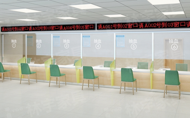 采血桌,化驗(yàn)窗口
